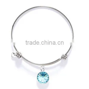 Peace Serenity Charm Bangle Bracelet thumbnail-1