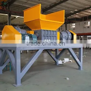 Powerful Double Shafts Double Motors Timber Wood Pallet Crusher thumbnail-4