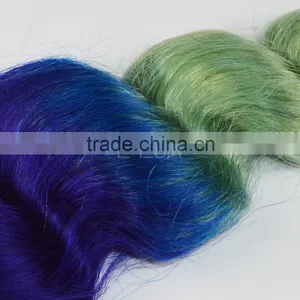 Popular Hair Two Tone Color Clip in Remy Human Hair Extensions for Black thumbnail-4