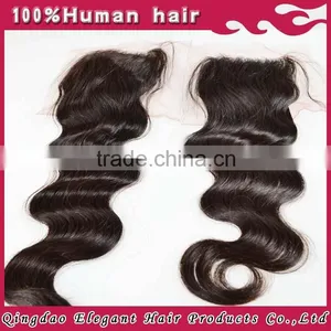 Bayonne Style 24" Color #4 Deep Wave Middle Part 100% Brazilian Full Lace Human Hair Wigs thumbnail-4