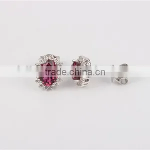 Latest Ladies Fashion Girl Earrings With Diamond Stone thumbnail-5