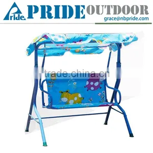 Outdoor Cartoon Lovely Courtyard Terrace Garden Safety Hanging Kid's Patio Baby Swing Chair thumbnail-1