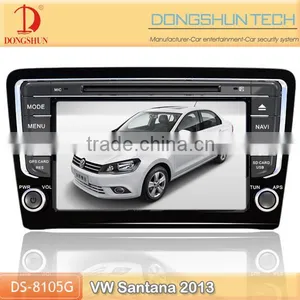 8 Inch HD Touch Screen VW Santana 2013 DVD GPS With Bluetooth,IPOD,digital TV Available thumbnail-1
