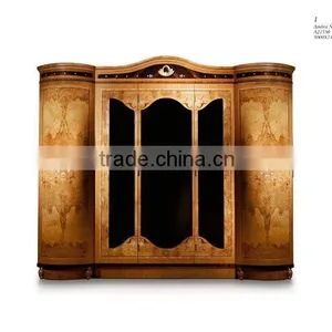 Classic Bedroom Furniture Set Royal Style Solid Wood Furniture King Size Bed for Sale Quality Choice thumbnail-6