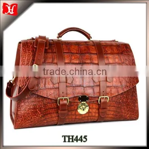 High Quality Genuine Crocodile Leather Briefcase Men Leather Briefcase thumbnail-1