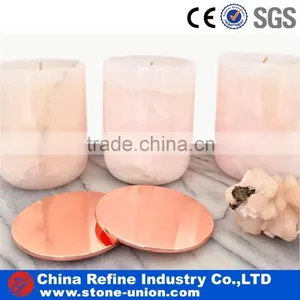 Marble Candle Jar Factory Wholesale Stone/marble Candle Lid With Copper Colour Quality Choice Supplier's Choice thumbnail-1