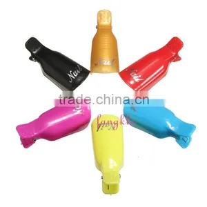Good Quality Plastic 10pcs Colorful Soak off Nail Polish Gel Polish Remover thumbnail-2