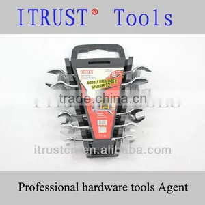 6pcs Fully Polished Double Double Open Wrench WR9001 thumbnail-1