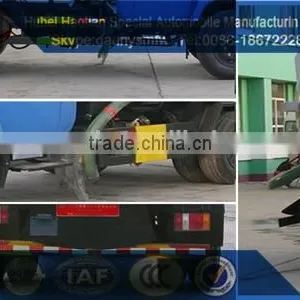 New Vacuum Suction Truck for Sale Hubei Haotian New Design Fecal Suction Truck Sewage Suction Truck thumbnail-4
