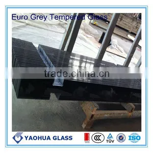 10mm Tinted HS Glass Fencing With Water Cutting and Cutout thumbnail-3