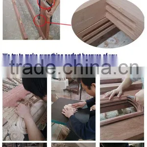 Chinese Style Fancy Woodwork Folding Screen Door thumbnail-4
