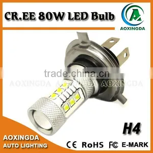 H4 CREE 80W LED Bulb for Car and Truck thumbnail-1