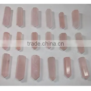 Natural Rose Quartz Pencil Wholesale thumbnail-1