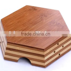 Bamboo Handicrafts Creative Hexagonal,Candy Bowl,Cool Fruit Bowl thumbnail-3