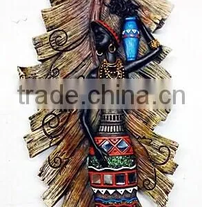 Wholesale Polyresin Leaf Shape Wall Hanging thumbnail-3