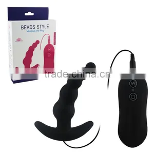100% Pure Silicone Vibrating Open Sexy Girl Full Photo Prostate Massager, Anal Plug for Man Quality Choice thumbnail-1