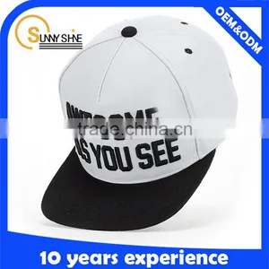High Quality Custom Flat Brim Snapback Hats And Cap Men thumbnail-1