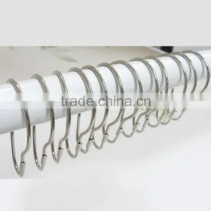 The Gourd Buckle Shower Curtain Hooks/ Stainless Steel Shower Curtain Hooks/simply Design and High Quality Shower Curtain Hooks thumbnail-3