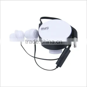 Free Shipping Promotion Retractable Earphone Amount to Wireless Earphone With Microphone thumbnail-1
