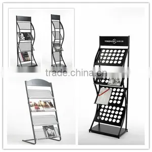 High Quality Cheap Price Wrought Iron Bookshelf thumbnail-1