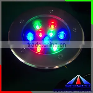 Multicolor 12W Waterproof RGB LED Inground Light IP67 thumbnail-1