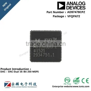 Genuine Original AD9747BCPZ VFQFN72 VFQFN72 AD9747 DAC thumbnail-1