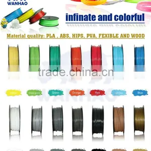 1.75mm PLA & ABS Filemant for 3d Printer With 80 Classic Color Manufactured by WANHAO 3D Printer thumbnail-1