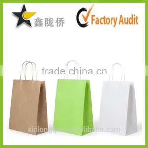 Classic Simple Paper Bag Kraft Paper With Paper Handle thumbnail-1