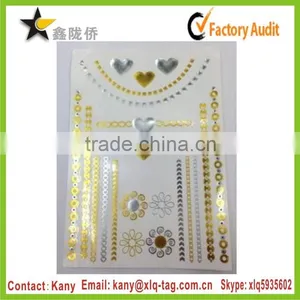 2015 Fashion Cheap Custom Metallic Tattoo,metallic Tattoo for Women thumbnail-1