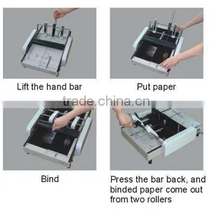 Professional Manufacturer Note Book Binding Machine ZY1 Manual Stapler Machine thumbnail-1