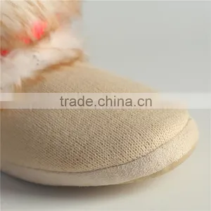 Girls Comfortable Slipper Knit Boots thumbnail-5
