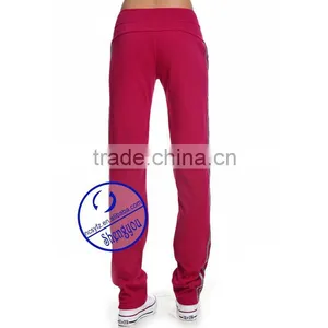 Custom Wholesale High Quality Cotton Polyeater Women Yoga Pants thumbnail-6