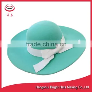 Floppy Felt Hat With Bowknot thumbnail-1