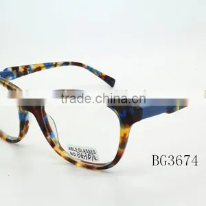 Fashion Multi-color Frame Lady Acetate Optical Frame Eyewear thumbnail-2