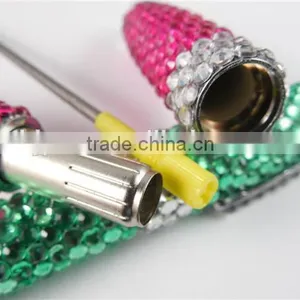 Wholesale Newest Corlorful Mini Crystal Bling Metal Ball Pen Made In China thumbnail-4