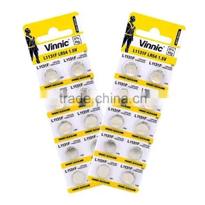 1.5v Alkaline Battery LR54 Primary Button Cell Ag10 L1131F thumbnail-1