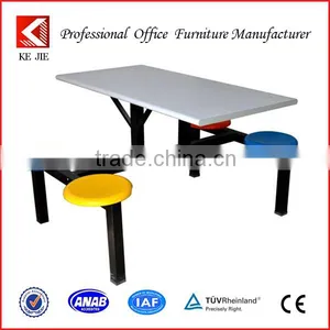 New Design Fast Food Restaurant Table and Chairs With Different Colors thumbnail-1
