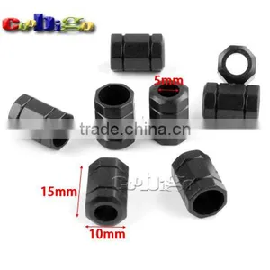 Octagonal Bell Stopper Plastic Cord Ends Toggle With 13/64"(5mm) Rope Paracord Accessories #FLS174-B thumbnail-1