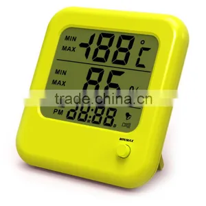 Simple Acrylic Large LCD Thermo Hygrometer thumbnail-1