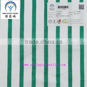100%LINEN PRINTED FABRIC STRIPE thumbnail-1