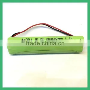 AAA Ni-mh Rechargeable Battery Pack 7.2V 600mAh thumbnail-1