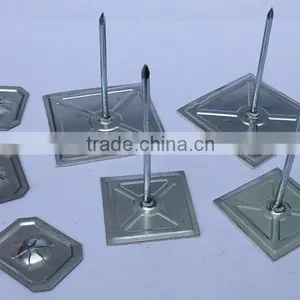 Self Stick Adhesive Pin (Hanger) With Washer Attached thumbnail-2