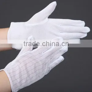 ESD Anti-slip Gloves; Anti-static ESD Gloves;pvc Dotted ESD Gloves thumbnail-4