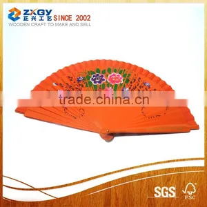 Colorful Wood Hand Fan Wedding Favors Wooden Fan thumbnail-1