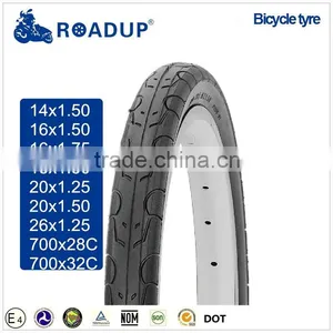 Bike Tyres 20x1.25 Black Tire thumbnail-1