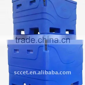 600L Blue Rotomolded Fishing Box Cooler Box Fish Tubs thumbnail-1