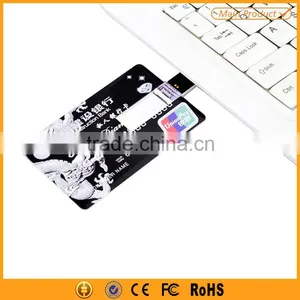 Plastic Custom Business Card Usb Flash Drive 2GB thumbnail-5