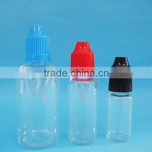 Plastic Clear PET E-liquid Oil Dropper Bottle,smoke Oil Dropper Bottle With Childproof Cap thumbnail-5