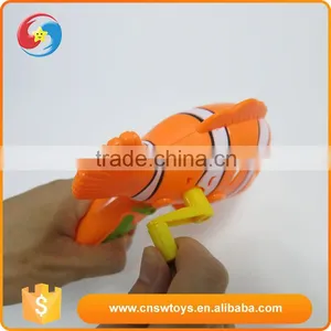New Design Small Plastic Cute Fish Shaped Animal Soap Blowing Bubble Gun Toys thumbnail-6