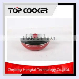 Color Pressed Non Stick Coating Wok thumbnail-1